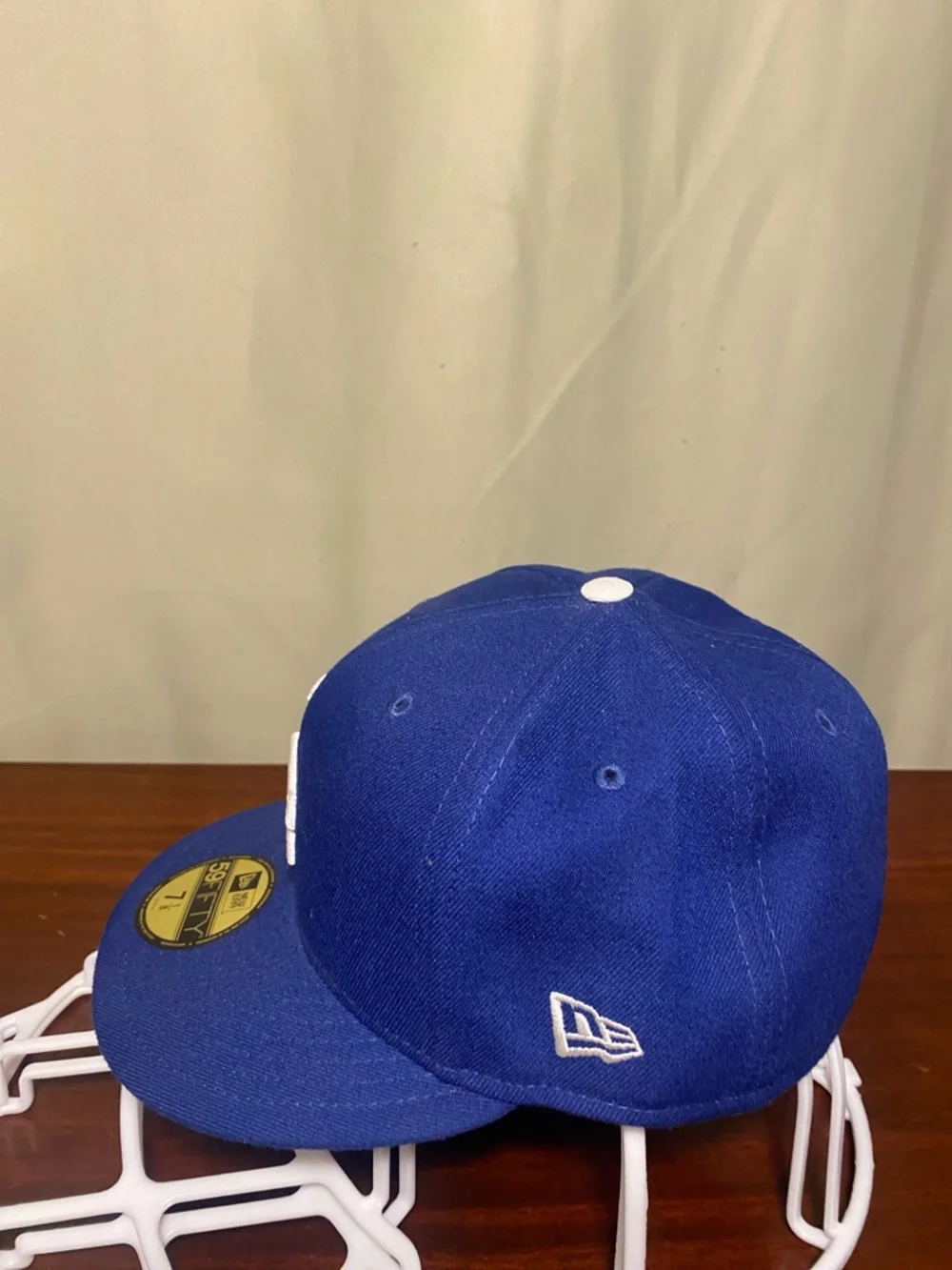 Los Angeles Dodgers New Era 59FIFTY  MLB Fitted Baseball Cap Hat Sz 7 1/8